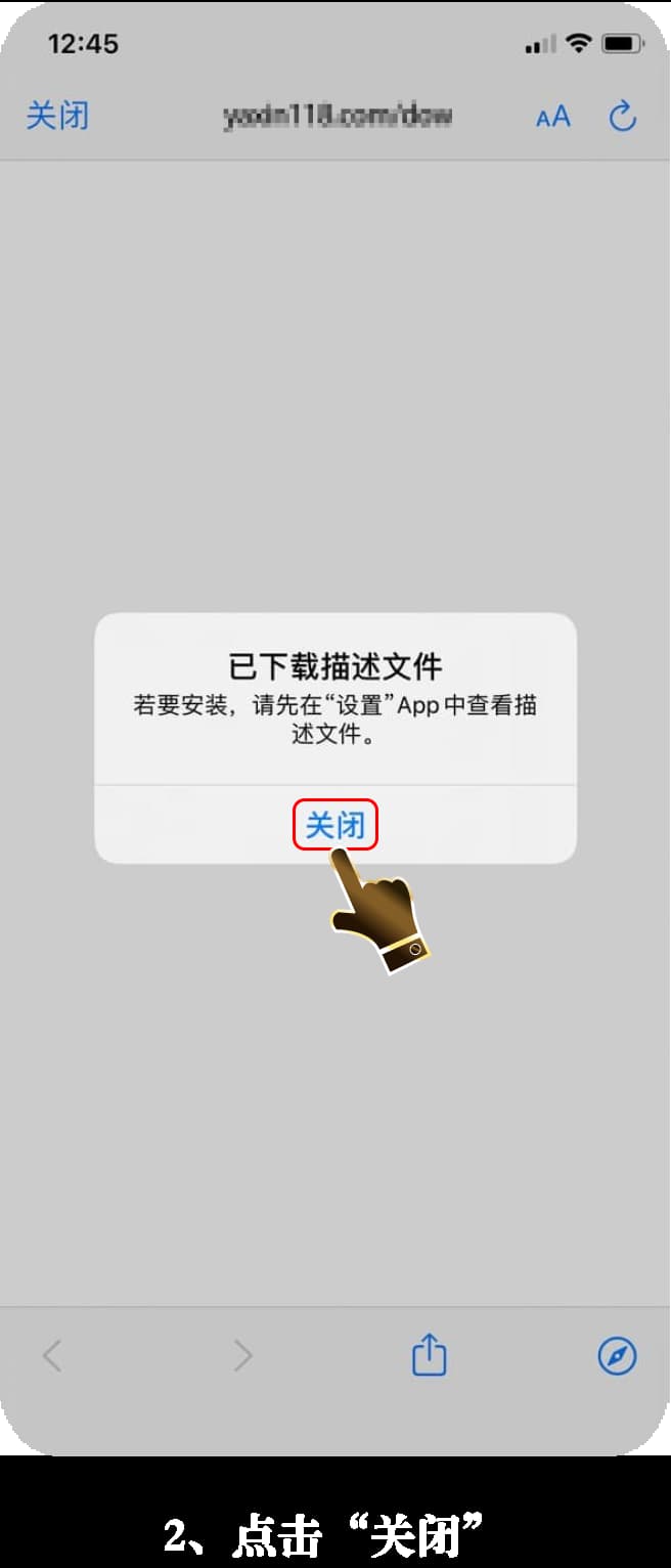 亚星iOS应用安装流程示意图2