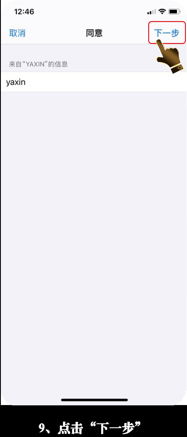 亚星iOS应用安装流程示意图9